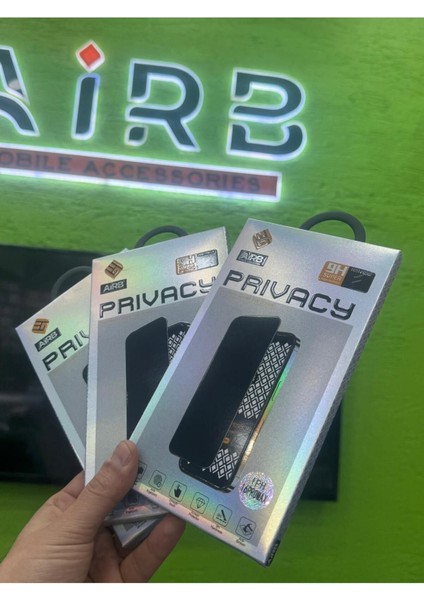 Iphone 11 Için Antistatik Hayalet Cam Ekran Koruyucu Kalın Tam Kaplayan Izgara Korumalı