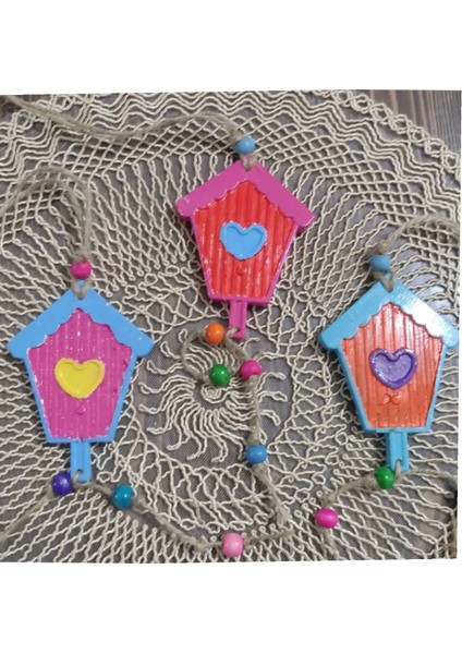 Duvar Süsü Kuş Evi 1 Adet