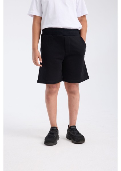 Erkek Çocuk Sweat Short Siyah modelleri