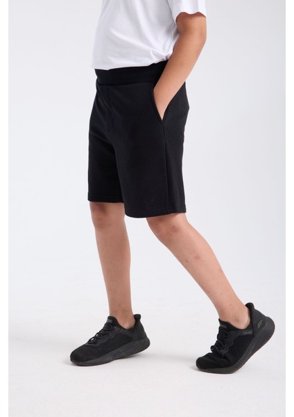 Erkek Çocuk Sweat Short Siyah fırsatları