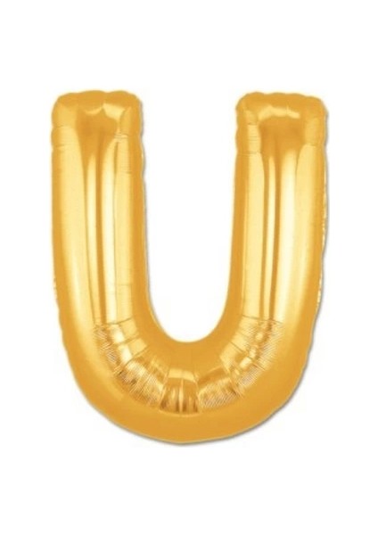 Altın Sarısı Folyo Harf Balon 1 Metre