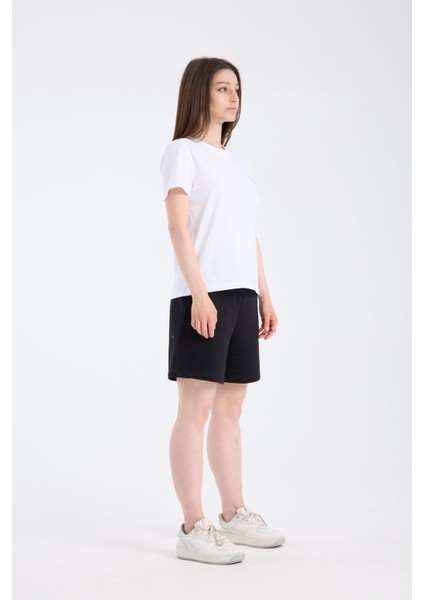 Kadın Regular Fit Yarım Kollu T-Shirt Beyaz modelleri
