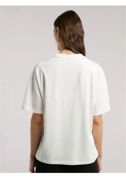 Ever Classics Wmn Oversize Beyaz Kadın Tişört indirimleri