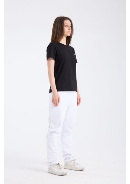 Kadın Regular Fit Yarım Kollu T-Shirt Siyah fiyatları