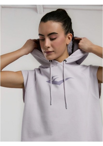 Ever Classics Wmn Lila Kadın Crop Kapüşonlu Kolsuz Sweatshirt indirimleri