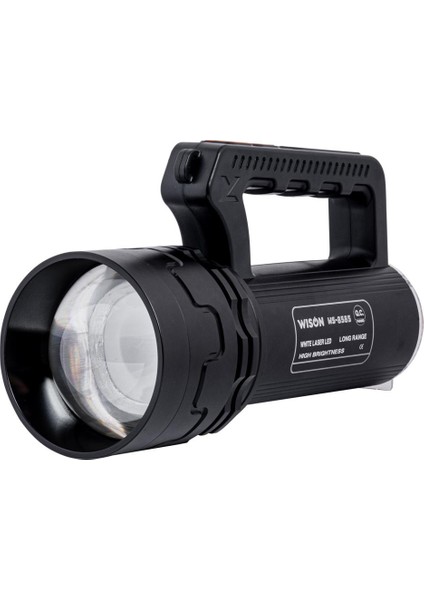 Şarj Edilebilir Zoomlu El Feneri - Wison - 5500 Lümen - 55 Watt