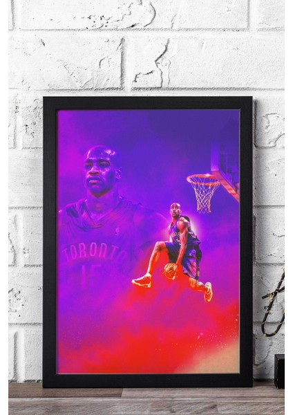 Vince Carter Çerçeveli Tablo - Basketbol Nba Posteri Tablo