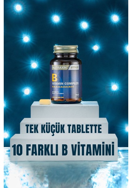 Nutraxin B Complex Vitamin 60 Kapsül fırsatları