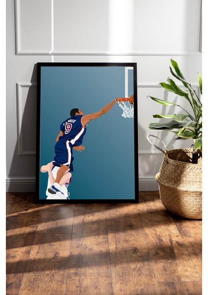 Vince Carter Smaç Çerçeveli Tablo - Basketbol Nba Posteri Tablo fiyatları