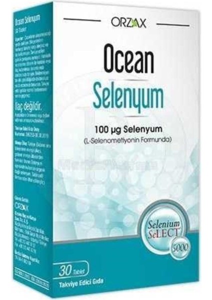 Ocean Selenyum 100 Mcg 30 Tablet