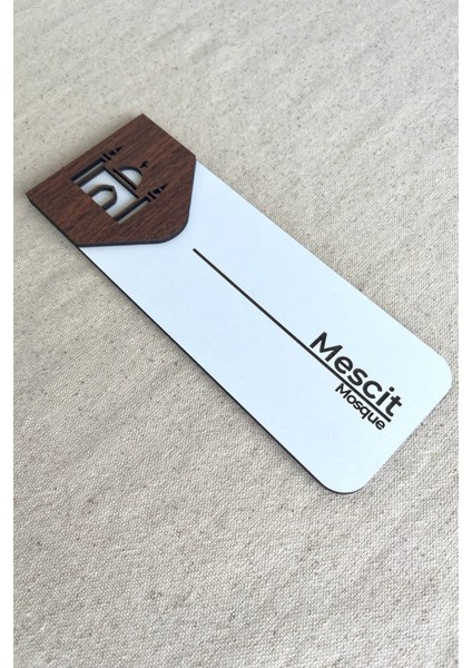 Mescit Kapı Tabelası – Mdf Yönlendirme ve Ibadet Alanı Levhası | 19X7 cm modelleri