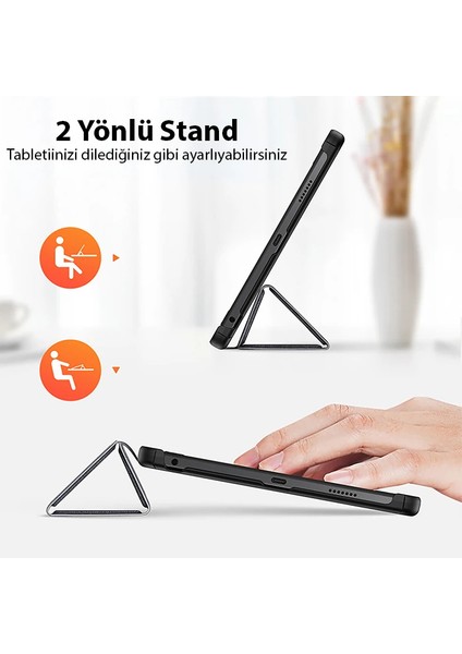 Dux Ducis Lenova Tab M10 10.6 Domo Series Premium Deri KILIF-(1903) - PZRCR7431-1375 modelleri