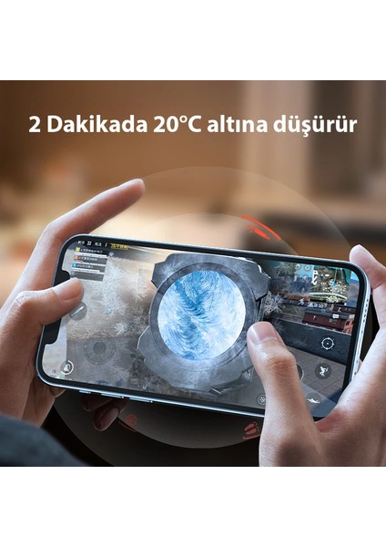 Memo CX12 Powerbank Girişli Manyetik Cep Telefon Soğutma Fanı Radyatör Soğutucu - PZRCR6065-97 indirimleri