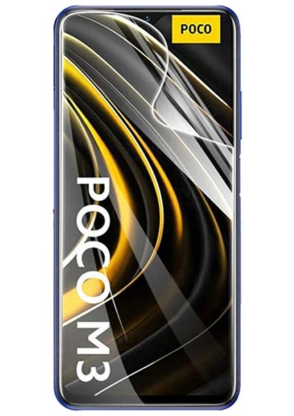 Xiaomi Poco M3 Full Kaplama Hidrojel Film Ekran KORUYUCU-(1903) - PZRCR2698-2526