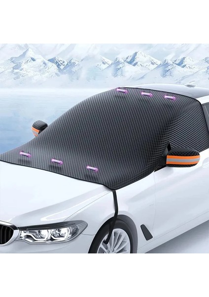 Ally Araba Kar Kalkanı Ön Cam Güneş Kalkanı Cam Güneş Manyetik Koruyucu Ört? - PZRCR3189-80