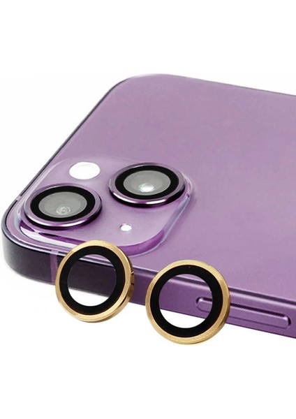 iPhone 15 Plus Raze Metal Kamera Lens - Sarı - PZRCR2584-8105