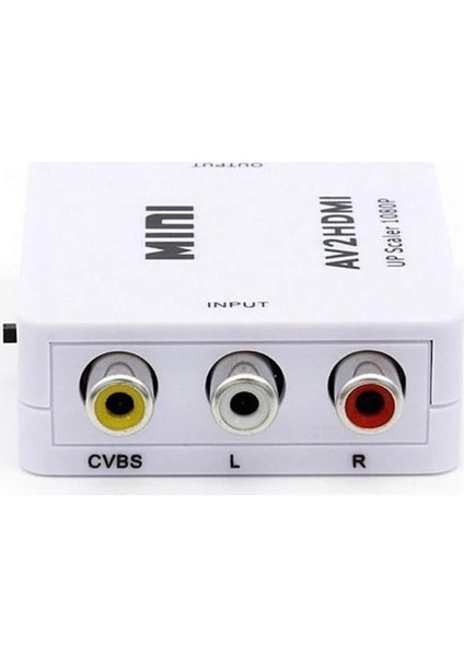 Ally Av To HDMI Mini Switch Rca Composit Audio Video HDMI Görüntü Çevirici Full - PZRCR3832-59 fiyatları