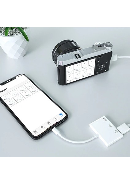 Ally 3in1 Iphone/ipad Lightning To USB Kamera OKUYUCU-(1903) - PZRCR9475-5687 modelleri