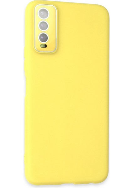 Vivo Y11S Kılıf Lansman Glass Kapak - Sarı - PZRCR6301-8976 fiyatları