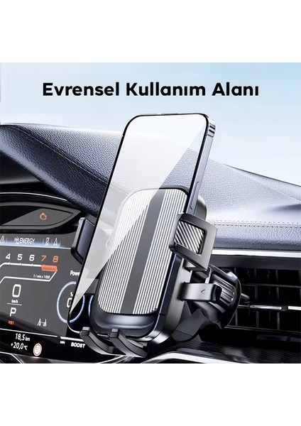 Ally B093 Yuvarlak Havalandırma Uyumlu Araç Içi Telefon TUTUCU-(1903) - PZRCR6006-5651 modelleri