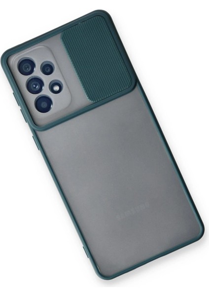 Samsung Galaxy A33 5g Kılıf Palm Buzlu Kamera Sürgülü Silikon - Yeşil - PZRCR9883-3980 modelleri