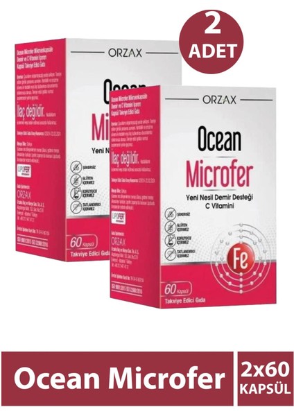 Ocean Microfer 60 Kapsül 2 Adet