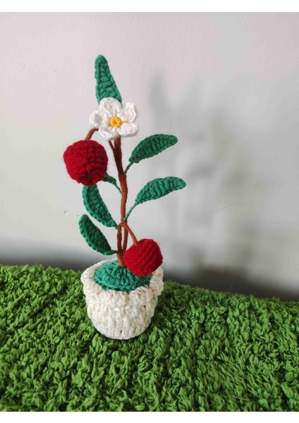 Yapay Saksılı Dekor Elma Ağacı fırsatları