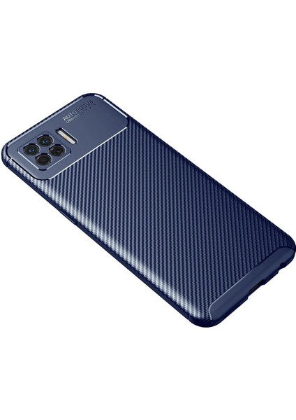 Oppo A73 Kılıf Auto Focus Karbon Kapak - Lacivert - PZRCR6753-5365 fiyatları