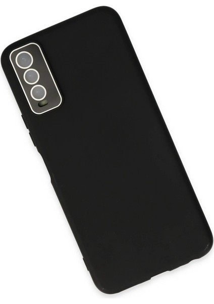Vivo Y11S Kılıf Lansman Glass Kapak - Siyah - PZRCR5391-1940 modelleri