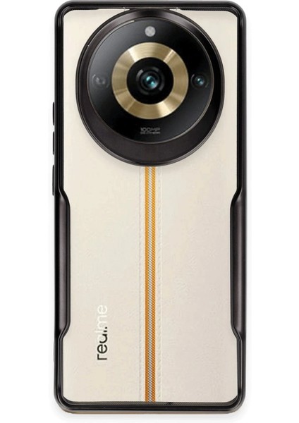 Realme 11 Pro Kılıf Boyi Silikon Kapak - Siyah - PZRCR1929-2777