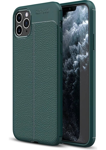 iPhone 11 Pro Max Kılıf Auto Focus Kapak - Yeşil - PZRCR3546-6170