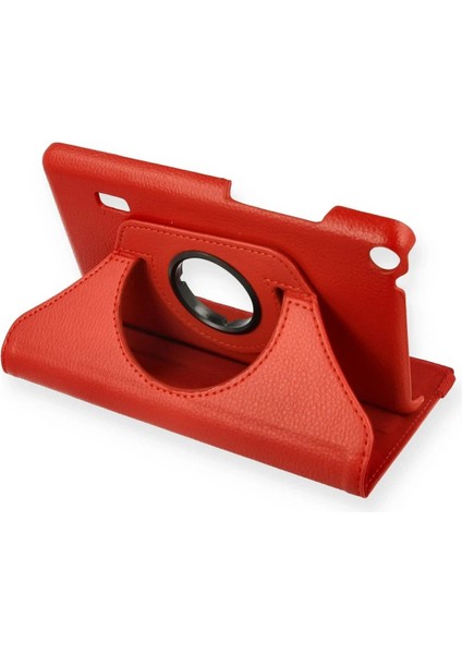 Huawei Mediapad T3 7 Kılıf 360 Tablet Deri Kılıf - Kırmızı - PZRCR7045-3721