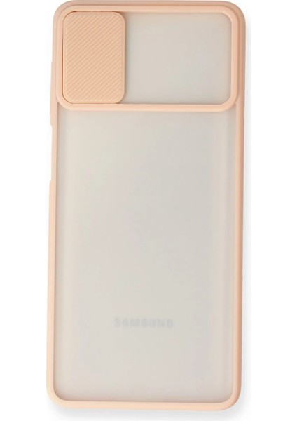 Samsung Galaxy M51 Kılıf Palm Buzlu Kamera Sürgülü Silikon - Pembe - PZRCR1373-3248 fiyatları