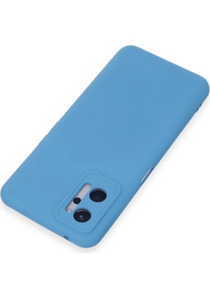 Realme 9i 4g Kılıf Nano Içi Kadife Silikon - Mavi - PZRCR6468-4390 modelleri