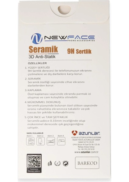 Samsung Galaxy A55 5g 3D Antistatik Mat Seramik Nano Ekran Koruyucu - PZRCR3500-3678 indirimleri