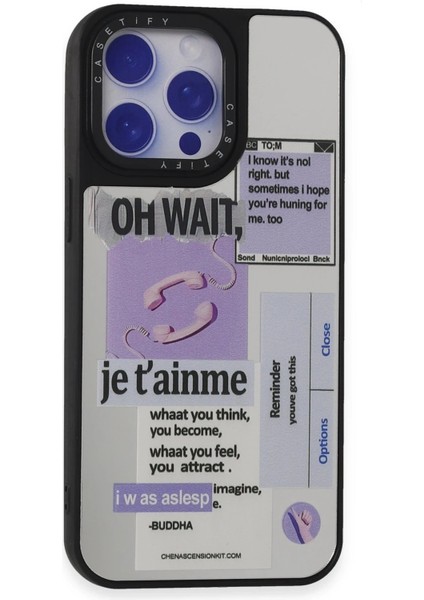 iPhone 15 Pro Kılıf Mirror Desenli Kapak - Mirror - 4 - PZRCR9903-7896