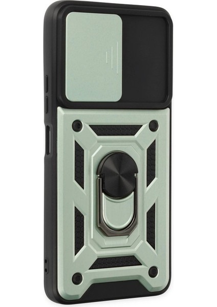 Xiaomi Poco X3 Gt Kılıf Pars Lens Yüzüklü Silikon - Yeşil - PZRCR1033-7013 fiyatları