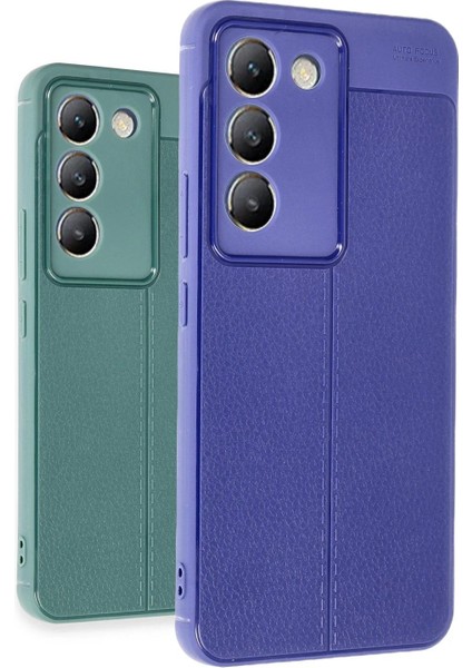 Vivo V30 Lite 4g Kılıf Auto Focus Kapak - Mavi - PZRCR9910-5405 modelleri