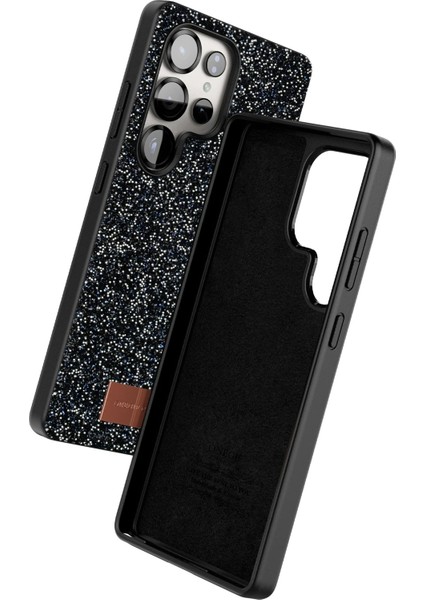 Samsung Galaxy S25 Ultra Bright Simli Kapak - Siyah - PZRCR6042-5142 fiyatları