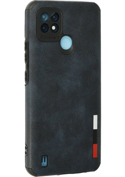 Realme C21 Kılıf Loop Deri Silikon - Lacivert - PZRCR2715-4322 modelleri