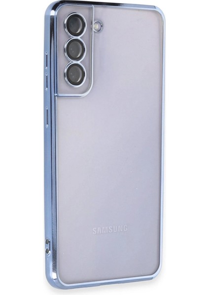 Samsung Galaxy S21 Fe Kılıf Lensli Silikon - Açık Mavi - PZRCR7742-9420 fiyatları