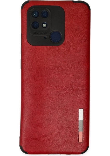 Xiaomi Redmi 10C Kılıf Loop Deri Silikon - Kırmızı - PZRCR5913-7782