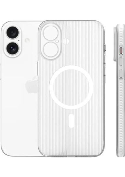 iPhone 16 Line Magsafe Kapak - Beyaz - PZRCR4956-9149
