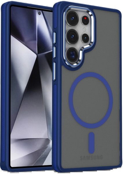 Samsung Galaxy S25 Ultra Winner Magsafe Kapak - Lacivert - PZRCR2039-5179