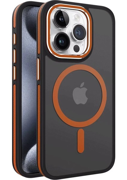 iPhone 13 Pro Max Winner Magsafe Kapak - Turuncu - PZRCR5094-8676