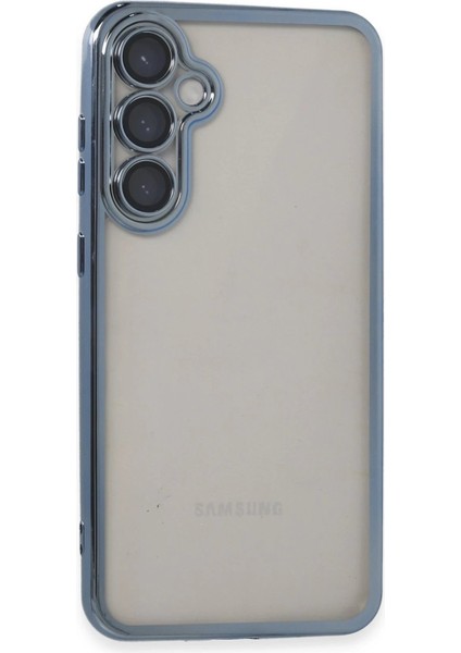 Samsung Galaxy S23 Fe Kılıf Lensli Silikon - Açık Mavi - PZRCR7212-9807