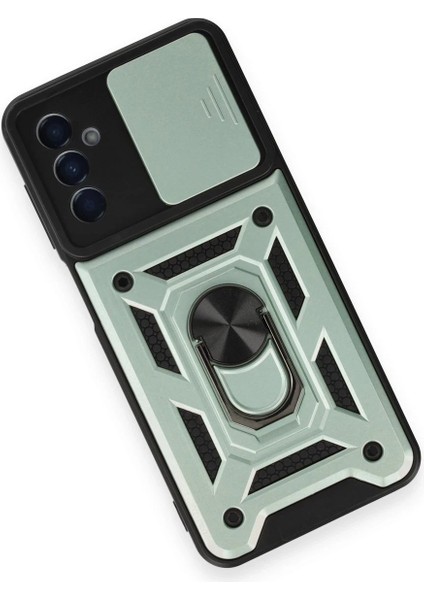 Samsung Galaxy M14 5g Kılıf Pars Lens Yüzüklü Silikon - Yeşil - PZRCR7773-2551 fırsatları