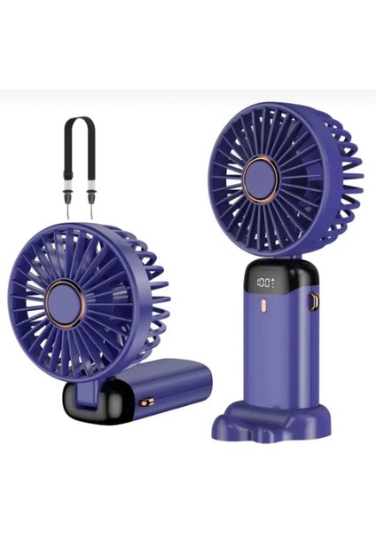 USB Şarjlı Taşınabilir Katlanabilir El Fanı Karışık Renk