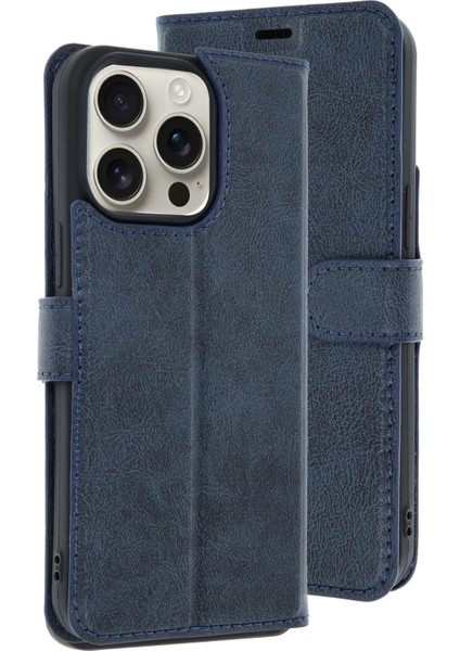 iPhone 15 Pro Max Kılıf Trend S Plus Kapaklı Kılıf - Lacivert - PZRCR2035-2772 fiyatları