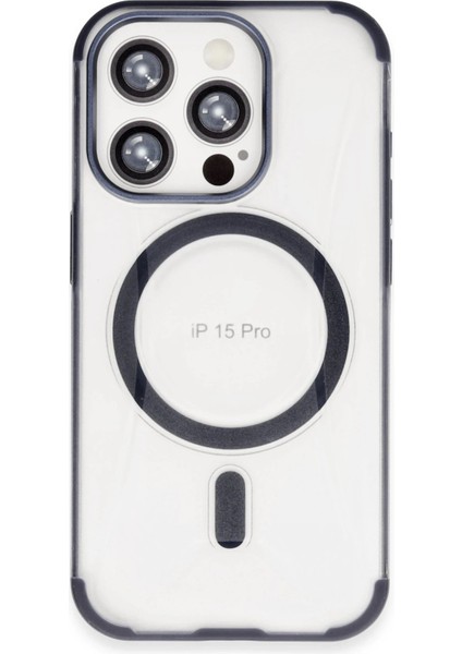 iPhone 15 Pro Max Hilton Magsafe Kapak - Lacivert - PZRCR4131-1819